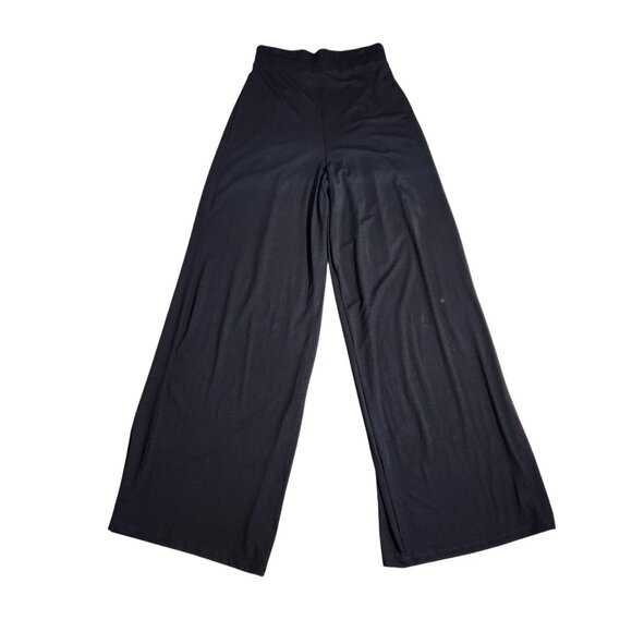 ASOS Design Wide-Leg Black Palazzo Pants Womens TALL Size 6 US/UK Size 10 - Picture 2 of 12